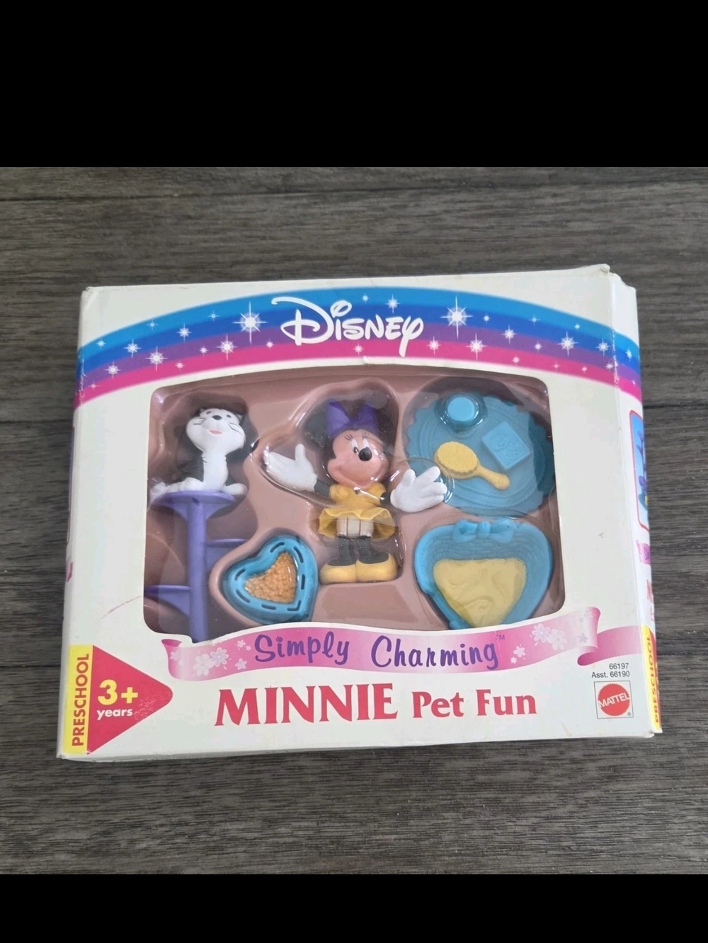 Mattel Disney Simply Charming Minnie Mouse Pet Fun Vintage New Box